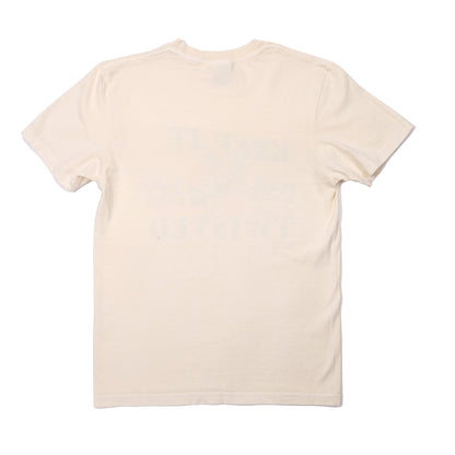 Beige t-shirt on a white background