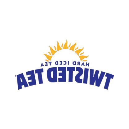 Twisted Tea logo with sun design on a white background