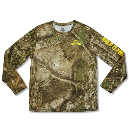 Twisted Tea x Realtree Long Sleeve Camo Tee Shirt