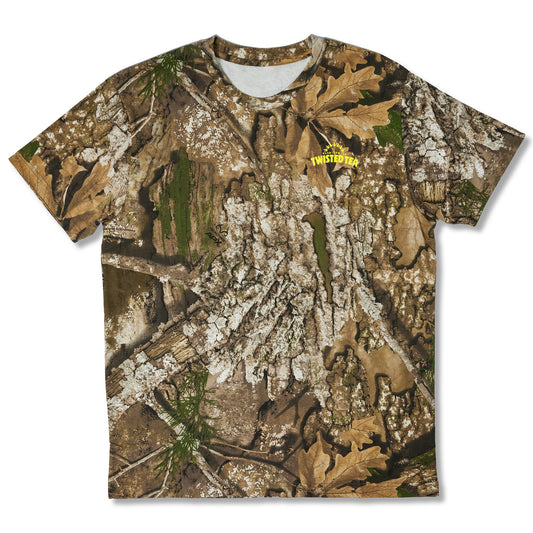Twisted Tea X Realtree Camo Short Sleeve Tee Shirt