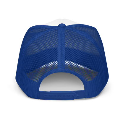 Toss Me A Tea White Foam Trucker Hat