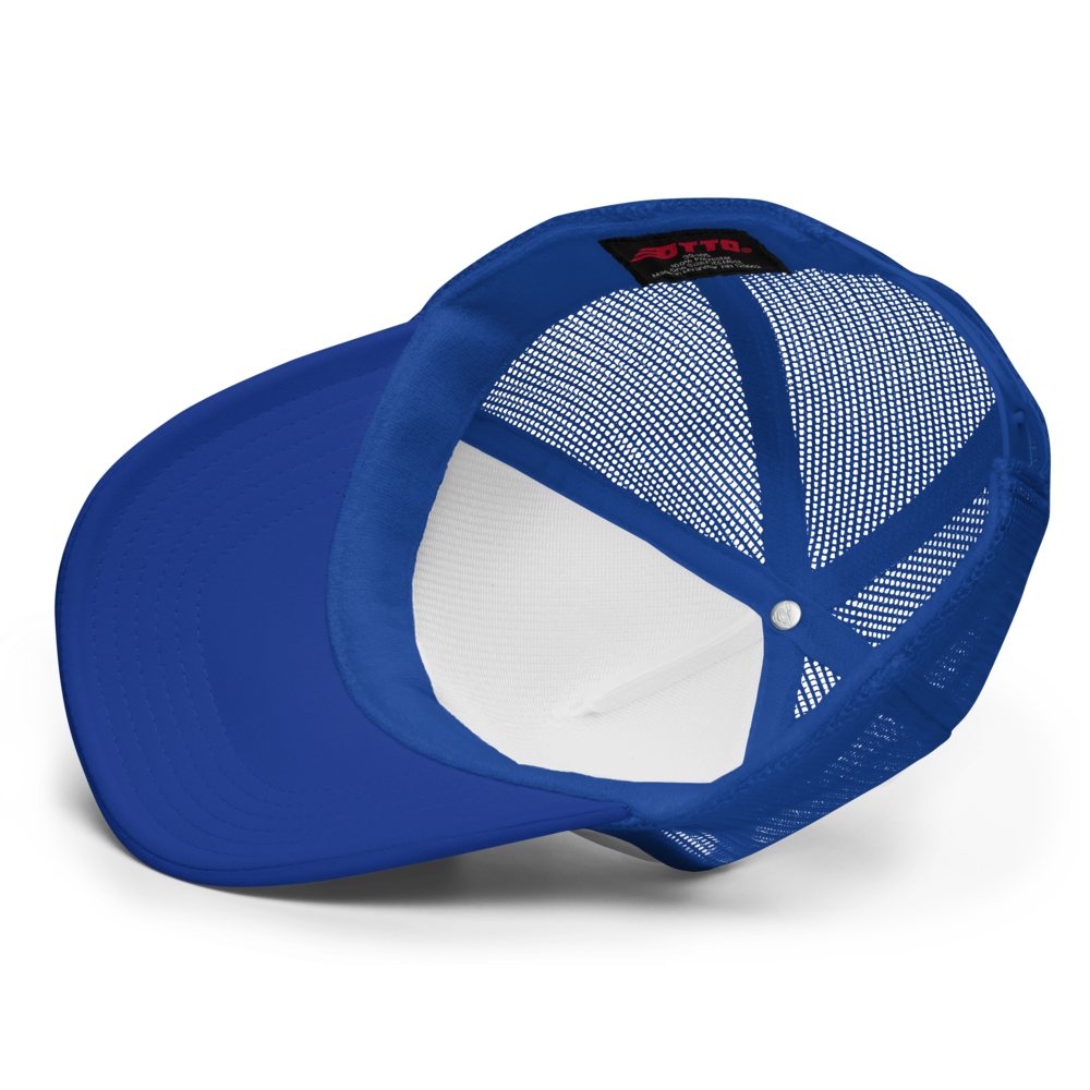 Toss Me A Tea White Foam Trucker Hat