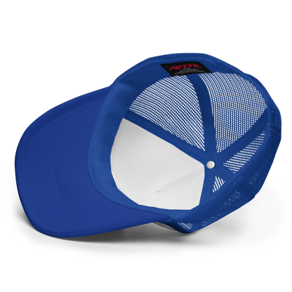 Toss Me A Tea White Foam Trucker Hat